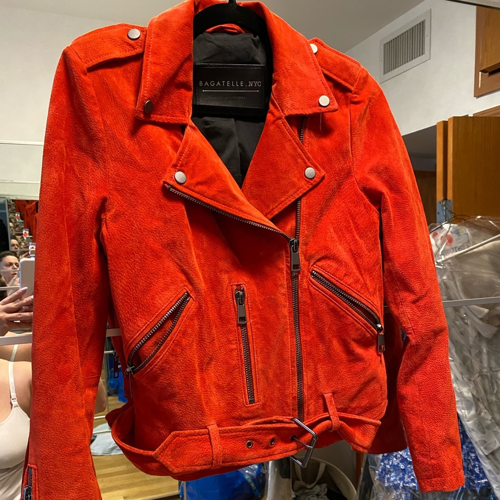 Bagatelle NYC RED genuine leather Jacket